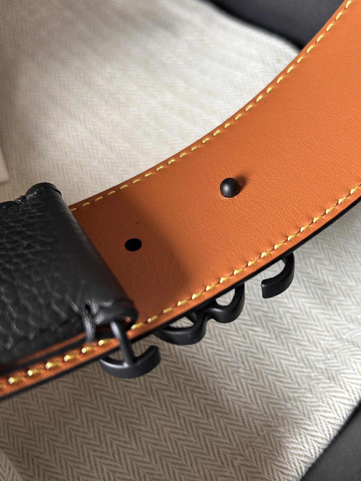 Barbara-- 8o5w5 Calfskin 4.0cm reversible item:D-S179F0583